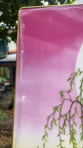 Tranh Quán Thế Âm Bồ Tát - Phật Giáo Chất liệu in gỗ tráng gương bọc viền mẫu 02