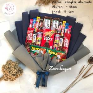 (B19) Bucket snack/buket snack/bouquet [INCLUDE: Greeting card+packing]