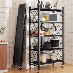 Rak Dapur Multi-fungsi Rak Lipat Rak susun serbaguna Rak Penyimpanan