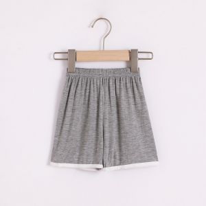 Childrens Modal Seven-Foot Pants Thin Home Clothes Baby Boys Girls Sleepwear Casual Straight Leg Pants Comfortable Elastic Waistband