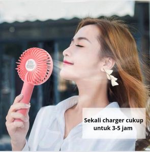 Kipas Tangan Angin Genggam Portable Handheld Mini Fan USB