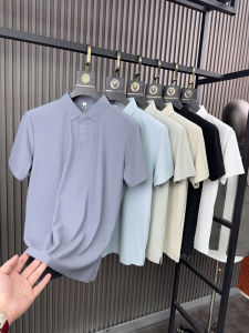 Svip Mens Summer Polo Shirt Short Sleeve Casual Turn-down Collar Cool Feeling Breathable Fashion Urban Style Standard Fit