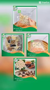 GÓI 100G_HẠT NẤU SỮA GỒM HẠT MACCA + HẠT SEN + ĐẬU LĂNG ĐỎ