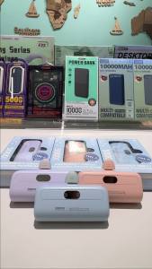 Remax 5000mAh Mini PowerBank 10W LED Display Fast Charging Type-c/iP Port for Phone RPP-632/633