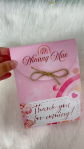 Elegant Customizable Party Gift Bag/Loot Bag - Free Layout Suitable for Any Event