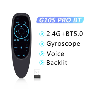 Kebidumei | G10S 2.4G Wireless Air Mouse G10S PRO Voice Remote Control Gyroscope IR Learning G10SPRO BT For Android TV Box