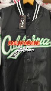 RUBBY Jaket California Series Varsity Baseball Kombinasi Warna Casual Vintage Bordir Pria Wanita