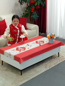 ผ้าปูโต๊ะ PVC ต้องมีสำหรับโต๊ะข้างโซฟา ผ้าปูโต๊ะ PVC 90x150 กันน้ํา กันฝุ่น ทนความร้อน สำหรับโต๊ะอาหาร สไตล์โทนอบอุ่น