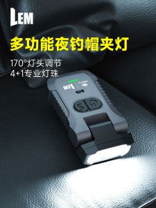 Super Bright LED Headlamp Night Fishing Safety Cap Clip-On Lighting Lamp Long Endurance Sensor High-Intensity Outdoor Camping Travel Gear