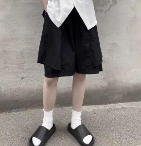 กางเกงขาสั้นทรงหลวมสไตล์ลำลองสำหรับฤดูร้อน ทรงห้าส่วน ทรงหลวม ทรงบาง กางเกงขาสั้นผู้ชาย กางเกงขาสั้นผู้หญิง