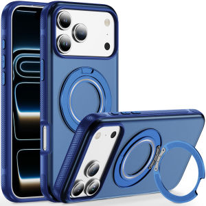 360° Magnetic Stand for iPhone 18 17 Pro 16 15 14 13 12 Pro Max 11 Case Fit Rotatable Ring Kickstand Slim New 2026