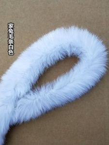 Real Rabbit Fur Wool Tops Accessories Cheongsam Shoes Mouth Han Dynasty Cloak Decoration Burr Handmade DIY Fur Lace