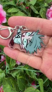 High-end Anime The Summer Hikaru Died Yoshiki Tsujinaka Cosplay COSTUME Acrylic Key Chains Keyring Keychain Prop Xmas Gift