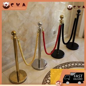 【Local shipment】1pc 32x95cm Stainless Steel Q-up Queue Queuing Stand Velvet Red Rope Type Swag Barriers Major Event Ball Party Classic Q up stand tainless Steel Q Up Stand Ball Top Crowd Control Belt Line Barrier