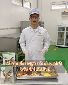 Bột Mầm Ngũ Cốc Dinh Dưỡng Ngủ Ngon LoliFood Cải Thiện Giấc Ngủ Giải Độc Gan 450g