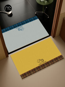Quick Dry Silicon Dendroid Mat Bathroom Entrance Anti Slip Mat Absorbent Water Door Mat Eco Friendly Household Floor Mat