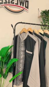 Baju Koko Big Size Jumbo XXL XXXL XXXXL XXXXXL 6XL Lengan Pendek hasbi pendek Baju koko ini menggunakan bahan katun Twill Premium yang menyerap keringat terasa dingin dan lembut dikulit. Sehingga nyaman dipakai untuk beribadah maupun aktivitas lainnya.