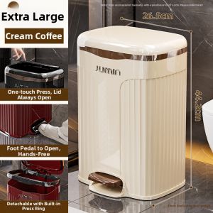 MOLORE | Luxury Large Capacity Foot Pedal Trash Can