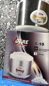 Magic Com Serbaguna / Rice Cooker 12 Liter G10 Votre - Hemat Listrik, Kapasitas 1.2 L, Desain Minimalis