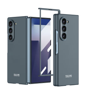 szhaiyu | For Samsung Galaxy Z Fold 8 Ultra Z Fold 7 Armor Plastic Phone Case With Shockproof Outer Screen Glass Protective Matte Cover