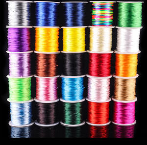 45Yards/Roll 1.5mm Rattail Satin Nylon Trim Cord for Necklace Bracelet Beading Kumihimo Chinese Knot DIY Craft String