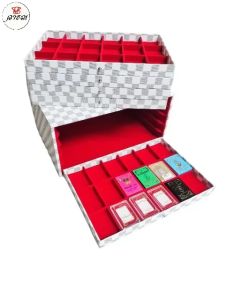 5 ชั้น 90 ช่อง กล่องลิ้นชัก พร้อมเครื่องประดับ ขนาดช่องใหญ่พิเศษ