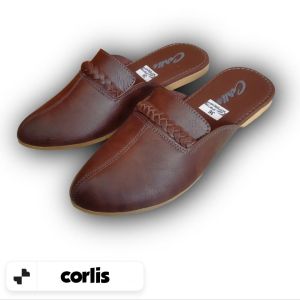 PROMO MURAH SEPATU SANDAL TUTONG TERBARU 2026 PAPIRUT VIRAL KULIT SINTETIS CEWEK TEPLEK BUSTONG WANITA PLAT SANTAI KARET ANTI LICIN MURAH