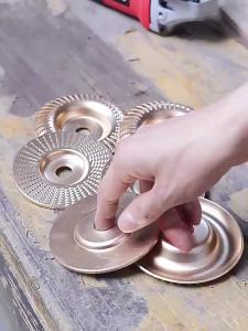 Woodworking Wood Carving Polishing Wheel Rotary Disc Angle Grinder Shaping Tool Abrasive Disc Carving Sanding Tools Diameter 16m