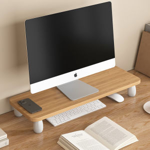 Wooden Desktop Shelf Elevation Rack