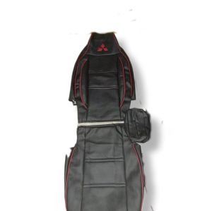 Lapis jok mobil dumtruk model simple dengan logo mitsubishi bestseller