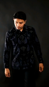 TERLARIS Batik pria lengan panjang Kemeja batik motif baru Baju Batik Pria Kemeja Batik Pekalongan Murah Lengan Panjang Motif mataram New Modern Seragam Pesta Resespsi Kantor Kerja Dinas