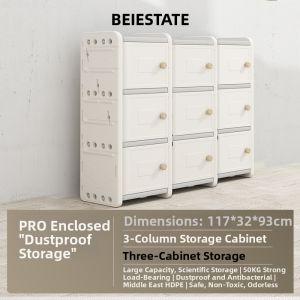 BEIESTATE | Childrens Toy Storage Shelf Baby Feeding Station Bookshelf Storage Cabinet