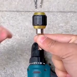 Adapter Mata Obeng Quick Release Drill Chuck Impact Driver Magnetic Cordless Screwdriver