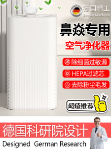 Portable Room Air Purifier for Allergic Rhinitis Dust Removal Home Use Cat Hair Removal Formaldehyde Removal GX HEPA Filter
