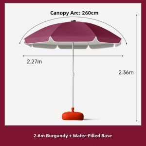 ZHUOLESHI | Double Layer Sun Protection Market Umbrella
