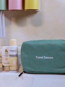 Hanging Travel Toiletry Bag for Men and Women Waterproof Makeup Cosmetic Beautician Folding Bag Bathroom and Shower Organizer