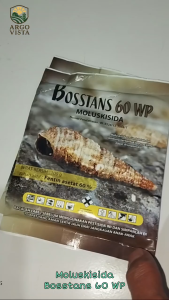 BOSSTANS 60 WP 100 GRAM MOLUSKISIDA PESTISIDA Efektif Mengendalikan Hama Siput dan Keong