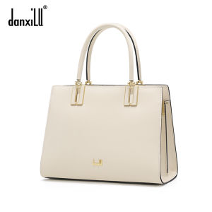 กระเป๋าผู้หญิง Danxilu หนังแท้ กระเป๋าถือสีแดงสำหรับงานแต่งงาน กระเป๋าสะพายไหล่แบบหัวเข็มขัดสำหรับคุณแม่และคุณยาย