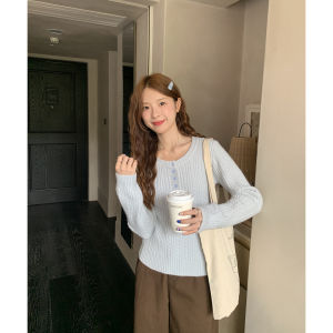 imimtuan | Áo Sweater Len Sợi Cáp Kiểu Dáng Ôm Body Thời Trang