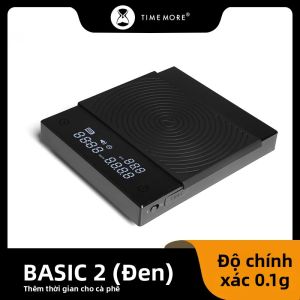TIMEMORE Black Mirror Basic+2 Cân Nhà Bếp Kỹ Thuật Số USB Mini Thiết Bị Cân Thực Phẩm Cà Phê Có Màn Hình LED Nhựa Nhẹ