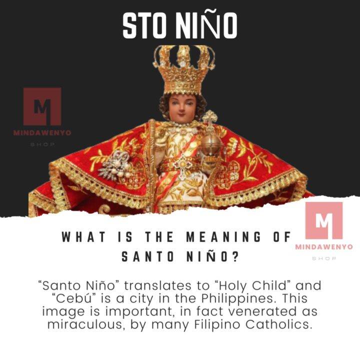 Laminated Santo Nino de Cebu | Santo Nino Prayer | Santo Nino Cebu | Sto Nino Prayer | Sto Nino de Cebu