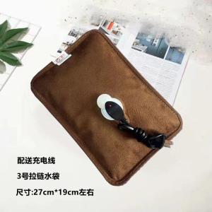 Rechargeable Fleece Liner 3rd Zipper Heated Water Bottle Silk Luster Inner Bag Explosion Proof Warm Bed Hand Winter Care