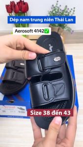 [HCM]Dép Nam Thái Lan dành cho trung niên Aerosoft 4142