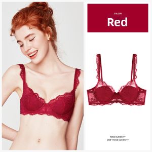 Miss Curiosity | Lucky Year Red Lingerie Set Lace Bra