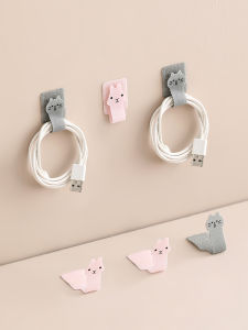 Desktop Cable Organizer Magic Tape Data Cable Management Computer Network Cable Fixator Home Organization Tool Bed Room Use