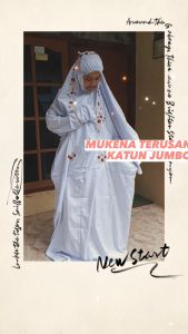 Mukena Terusan Bordir Manual Katun Jumbo: Pilihan Terbaik untuk Semua Usia