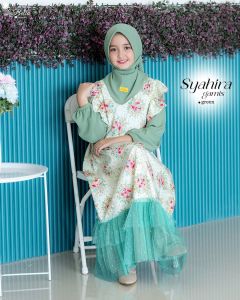 PINK SYAHIRA LABELLA GAMIS ANAK PESTA CANTIK 5-10 TAHUN
