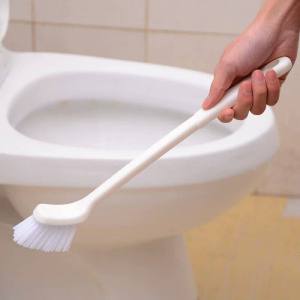 No-dead-corner Long-handled Wall-mounted Toilet Brush White