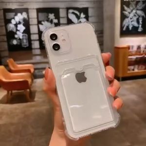 Casing Kartu Slot Kristal Untuk Samsung A15 A55 A05s A03 A04 A12 A13 A14 A15 A23 A24 A25 A32 A34 A35 A50 A50s A30s A53 A54 A71 A73 S21 S22 S23 S24 Ultra SoftCase Transparan
