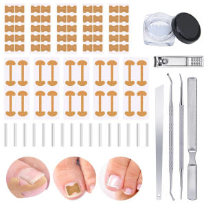 Professional Toe Nail Correction Kit For Women And Men With Breathable Toe Strips Painless Nail Files Foot Care Tools 16pcs set